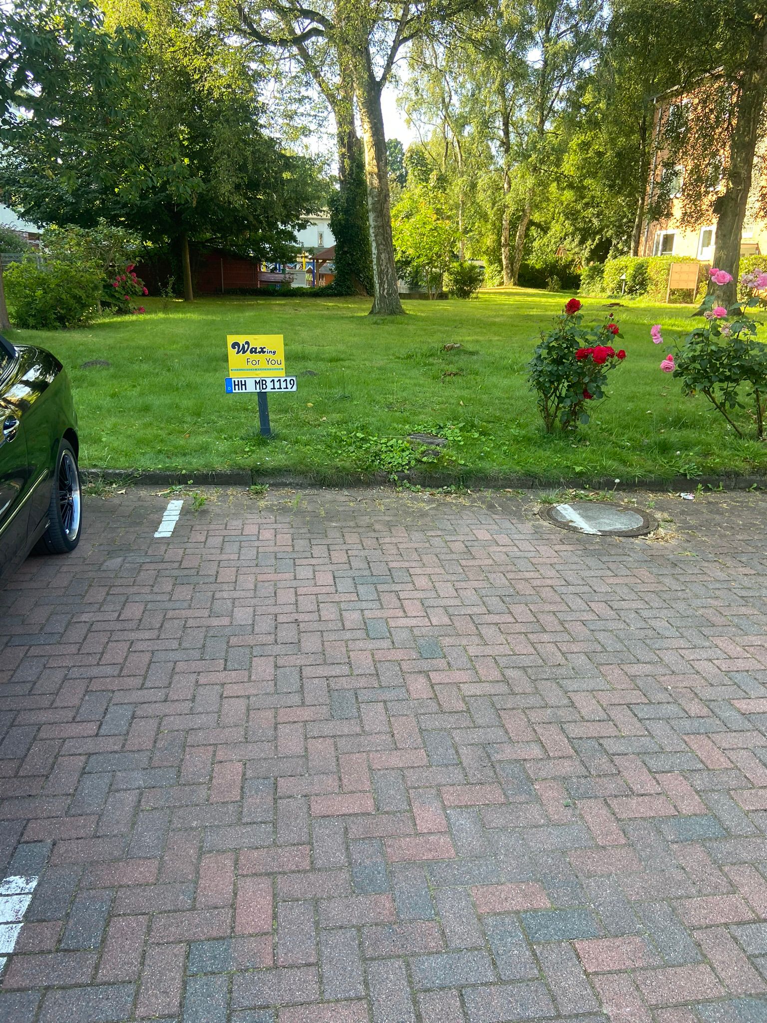 Kostenloser Kundenparkplatz bei Waxing for You